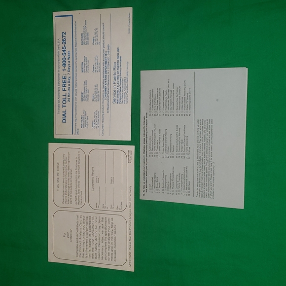 Panasonic Technics Vintage Receiver Inserts - Picture 5 of 5